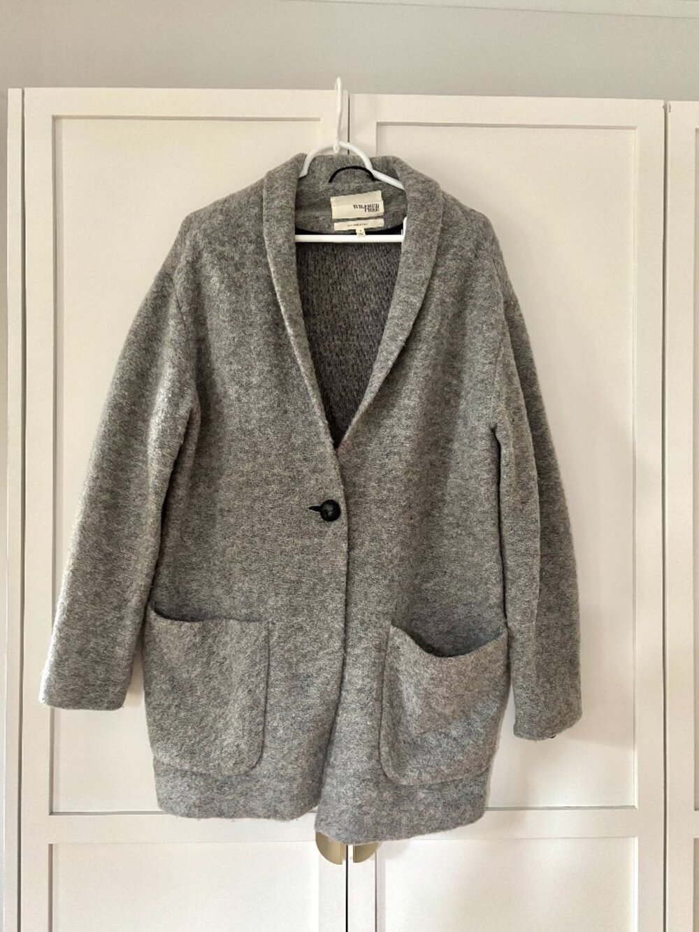 Aritza Wilfred Free wool light Neelam coat (size M)